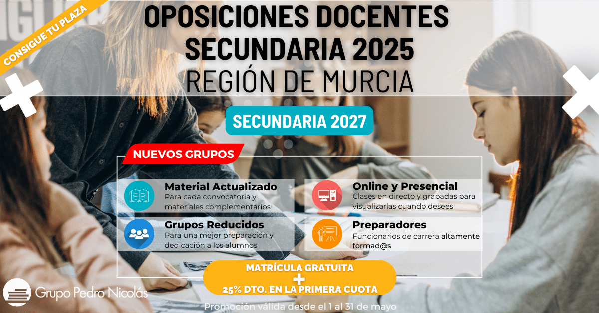 Oposiciones secundaria 2027 - Oferta!!