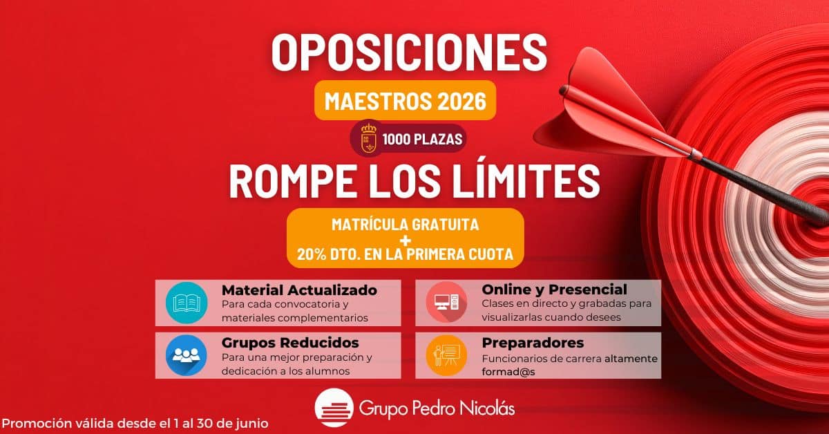 Oposiciones maestros 2026 - Oferta!!